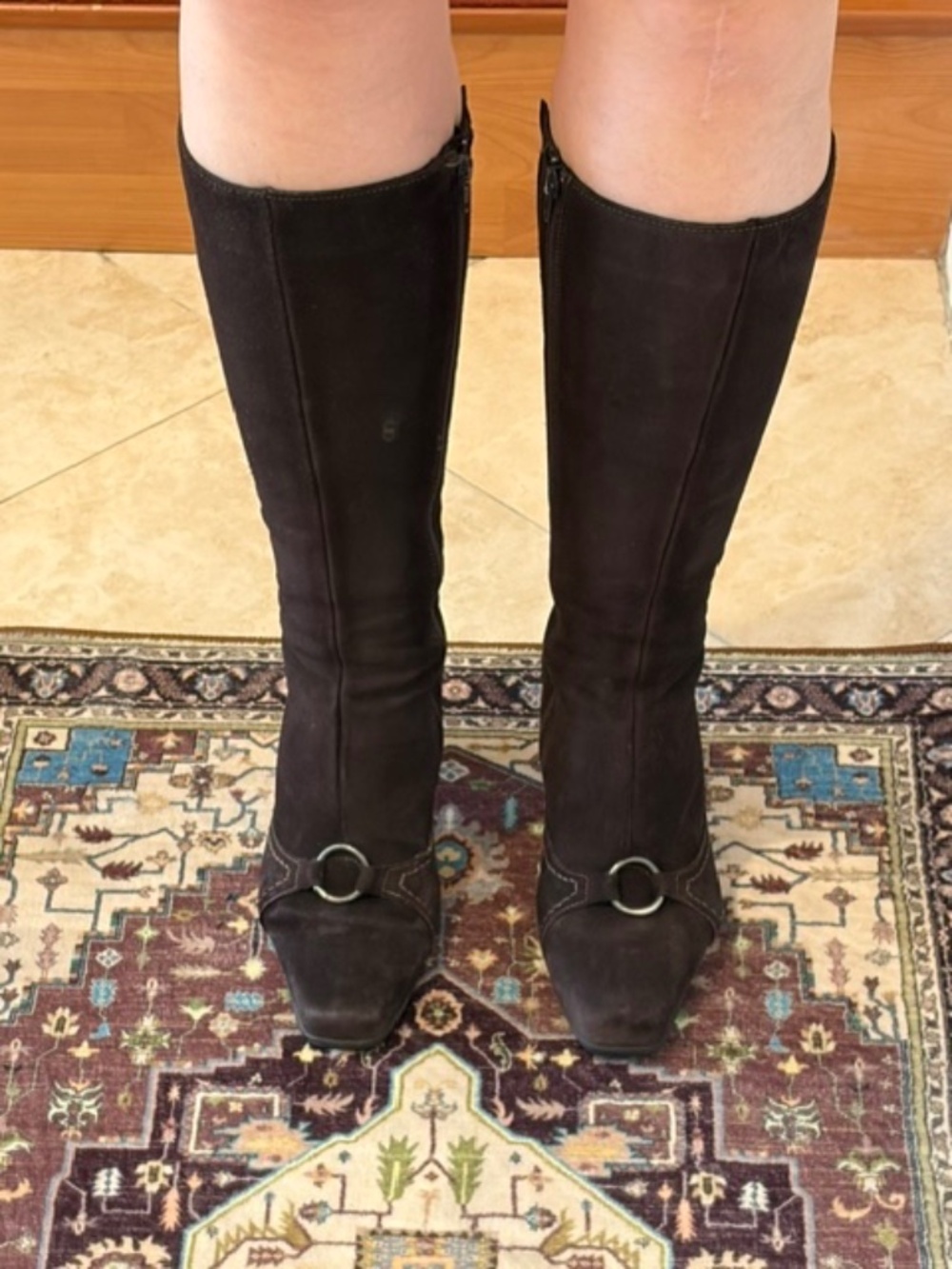 La Canadienne Brown Suede Boots size 7 1/2 M
